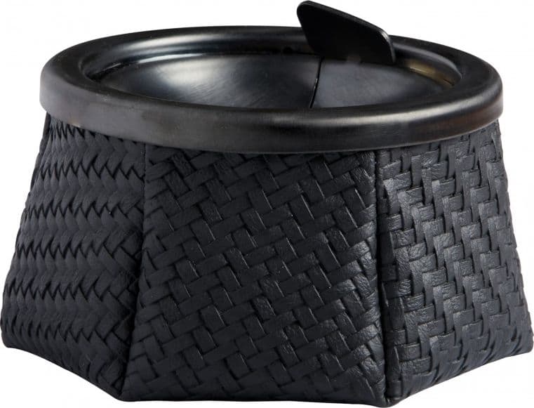 POSACENERE WINDPROOF RATTAN NERO