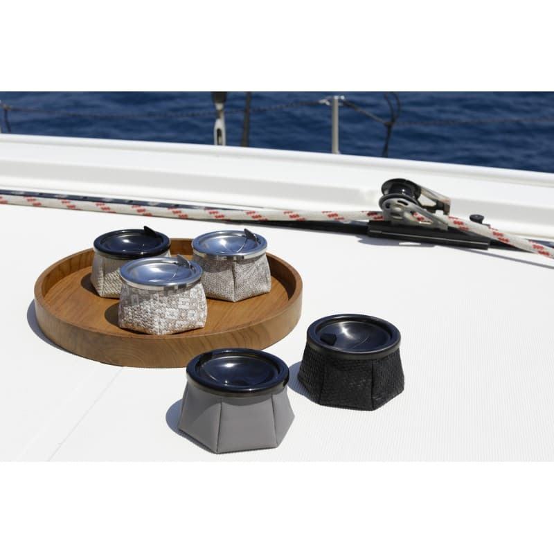 POSACENERE WINDPROOF RATTAN NERO - 4