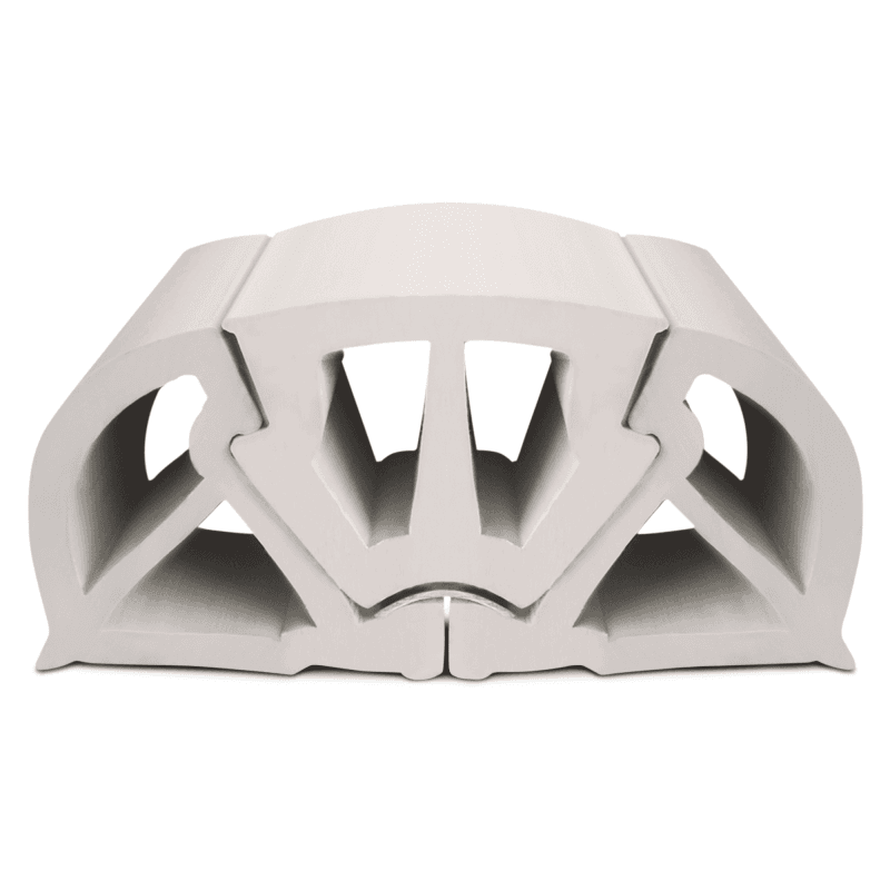 PROFILO BUMPER 160 BIANCO MT 2 - 3