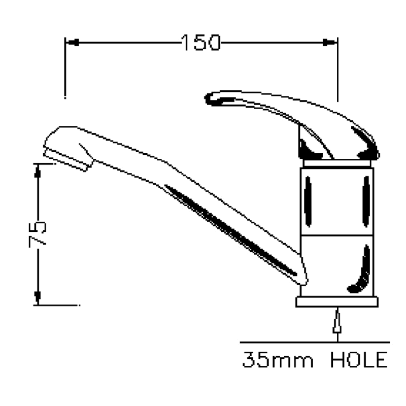 RUBINETTO MISCELATORE LAVABO - 4
