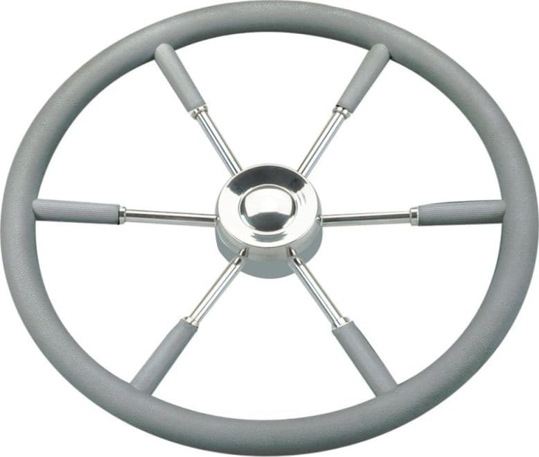 RUOTA TIMONE GRIGIO Ø MM.450