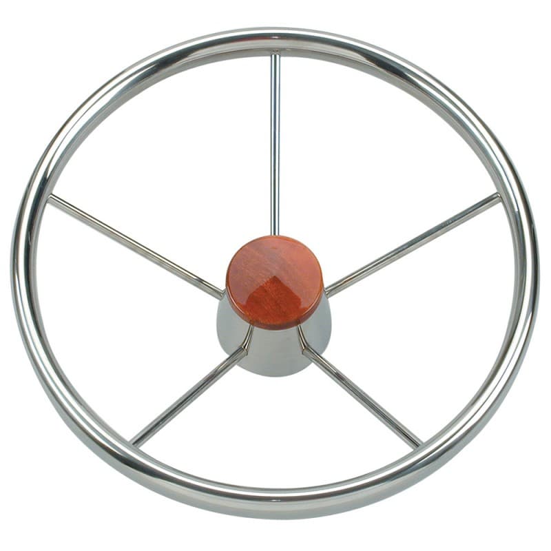 RUOTA TIMONE INOX Ø MM.400 - 3