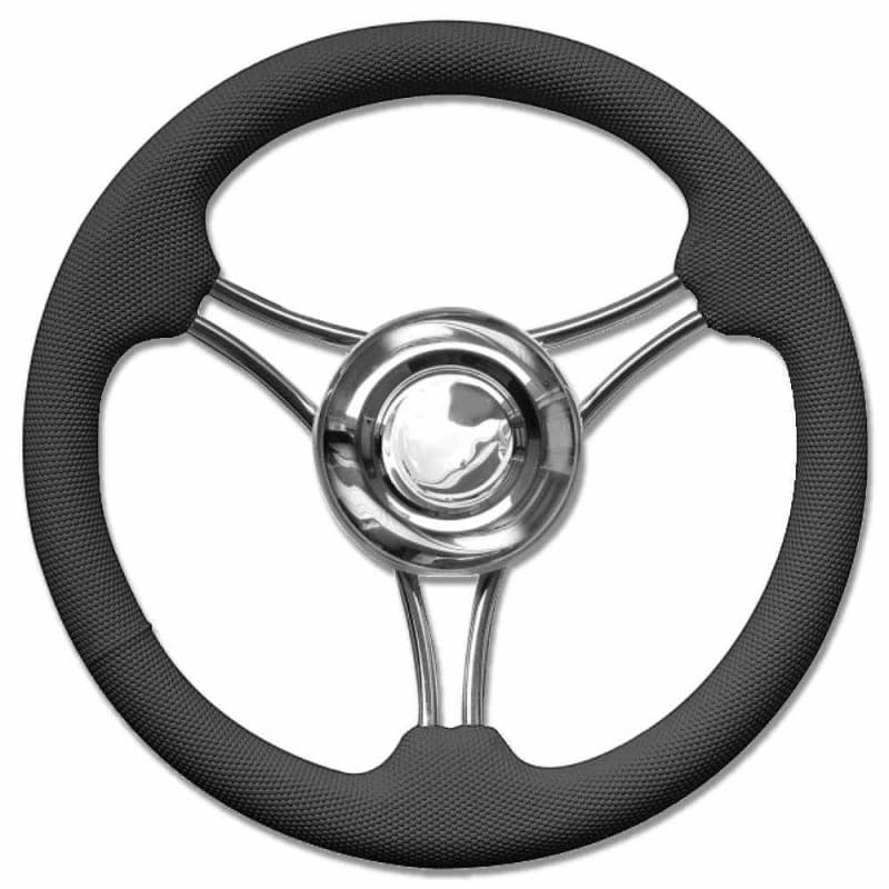 RUOTA TIMONE NERO Ø MM.350 - 2
