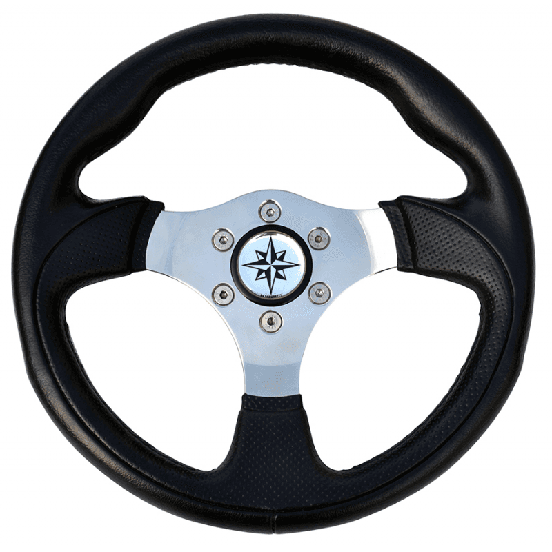 RUOTA TIMONE T12 NERO Ø MM.300 - 2
