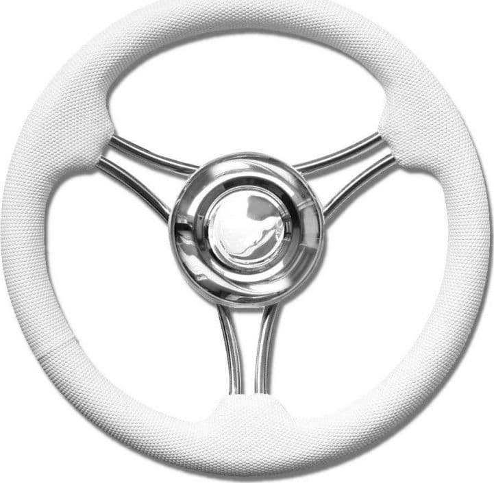RUOTA TIMONE T22 BIANCO Ø MM.350