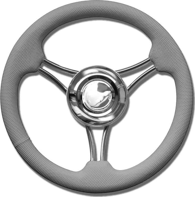 RUOTA TIMONE T22 GRIGIO Ø MM.350 - 2