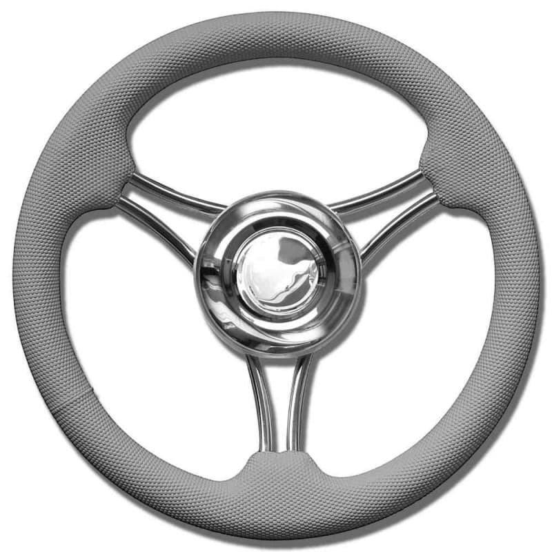 RUOTA TIMONE T22 GRIGIO Ø MM.350 - 2