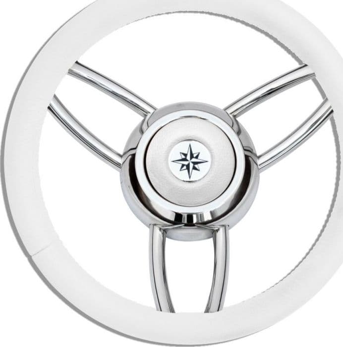 RUOTA TIMONE T26 BIANCO Ø MM.350