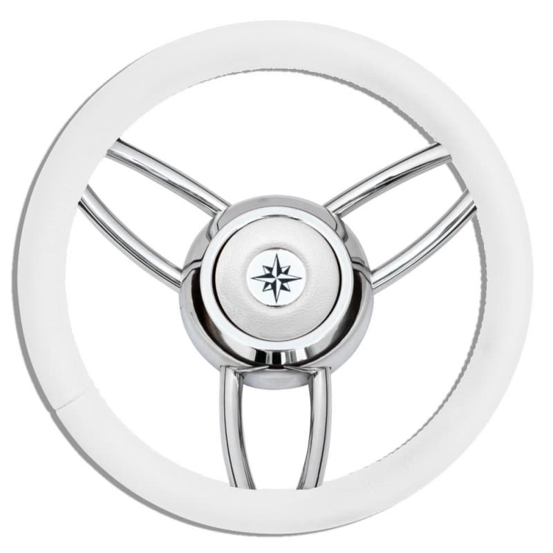 RUOTA TIMONE T26 BIANCO Ø MM.350 - 3