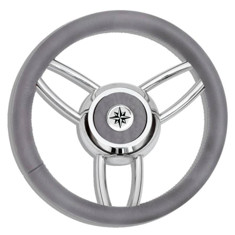 RUOTA TIMONE T26 GRIGIO Ø MM.350 - 2