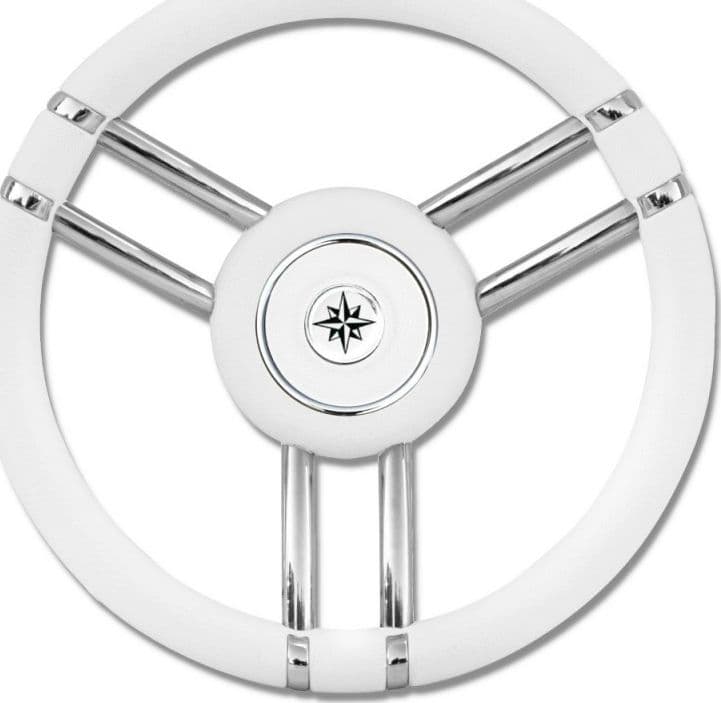 RUOTA TIMONE T27 BIANCO Ø MM.350 - 2