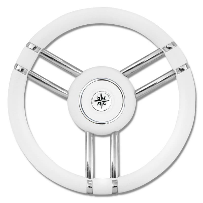 RUOTA TIMONE T27 BIANCO Ø MM.350 - 2