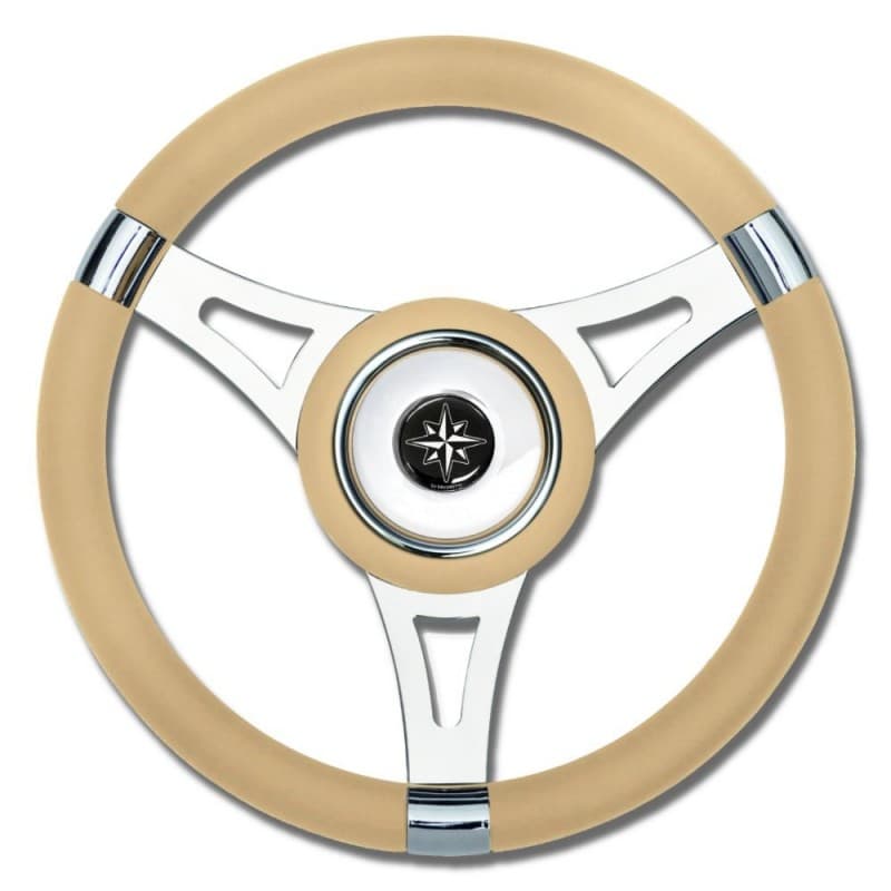 RUOTA TIMONE T29 BEIGE Ø MM.350 - 2