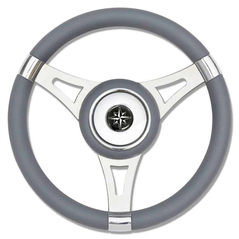 RUOTA TIMONE T29 GRIGIO Ø MM.350 - 2