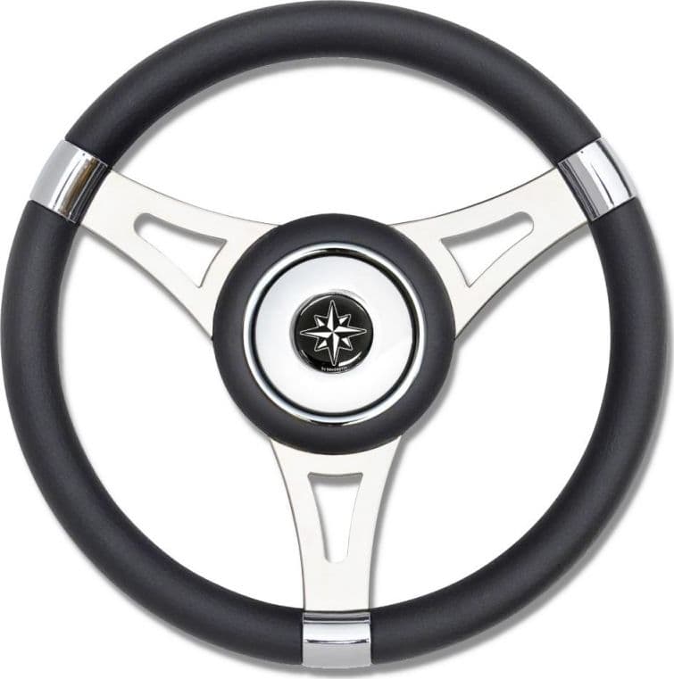 RUOTA TIMONE T29 NERO Ø MM.350 - 2