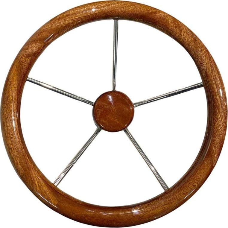 RUOTA TIMONE TEAK Ø MM.350 - 3