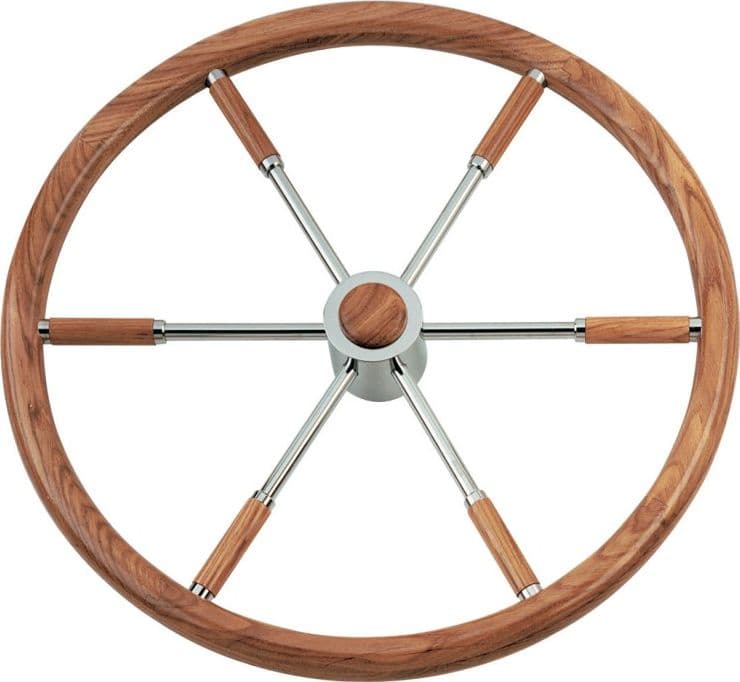 RUOTA TIMONE TEAK Ø MM.400 - 2
