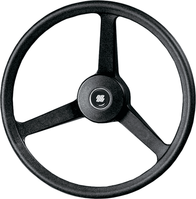 RUOTA TIMONE V32 NERO Ø MM.335 - 2