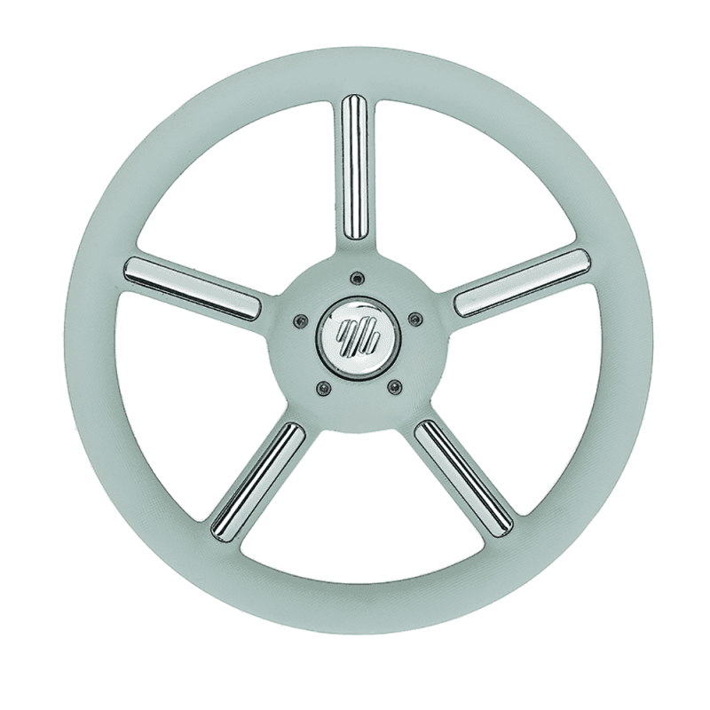 RUOTA TIMONE V56 GRIGIA Ø MM.350 - 3