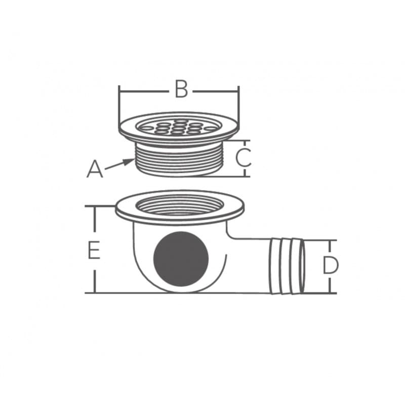 SCARICO INOX 316 - 3