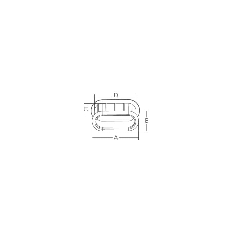SCARICO OVALE NYLON-INOX - 4