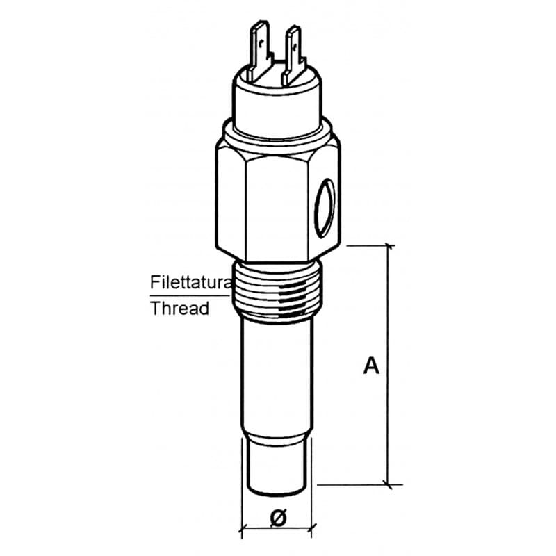 SENSORE TEMP. ACQUA G6 M14 x 1,5 - 2