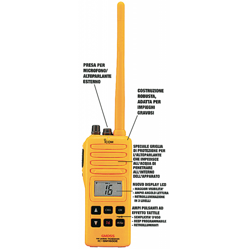 VHF IC-GM1600E - 4