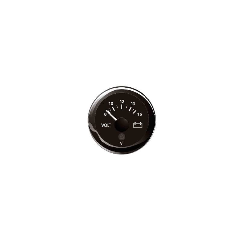 VOLTMETRO 8-16 12V NERO - 8