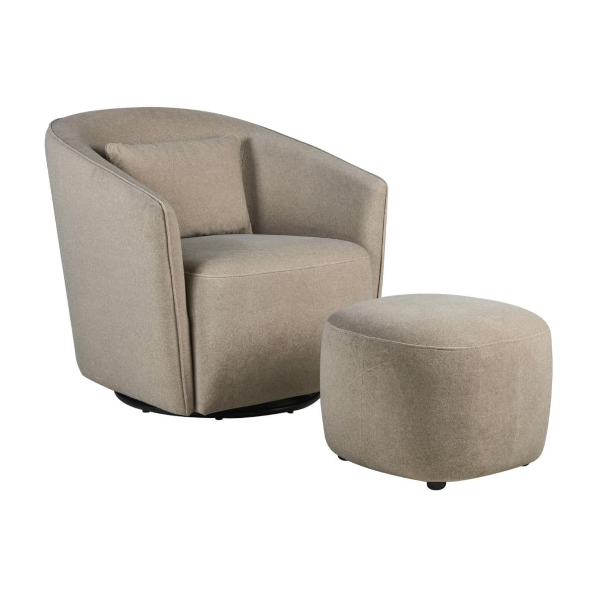 Pouf Quax Gomi - Mohair Latte - 2