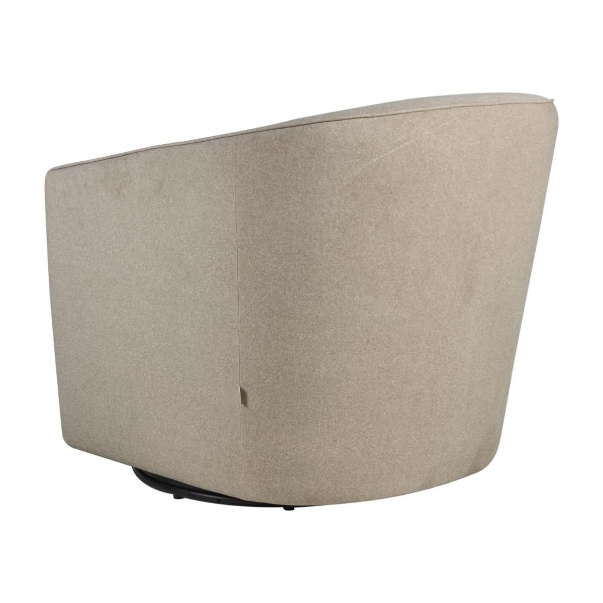 Sedia Girevole e Scorrevole Quax Gomi - Mohair Latte - 6
