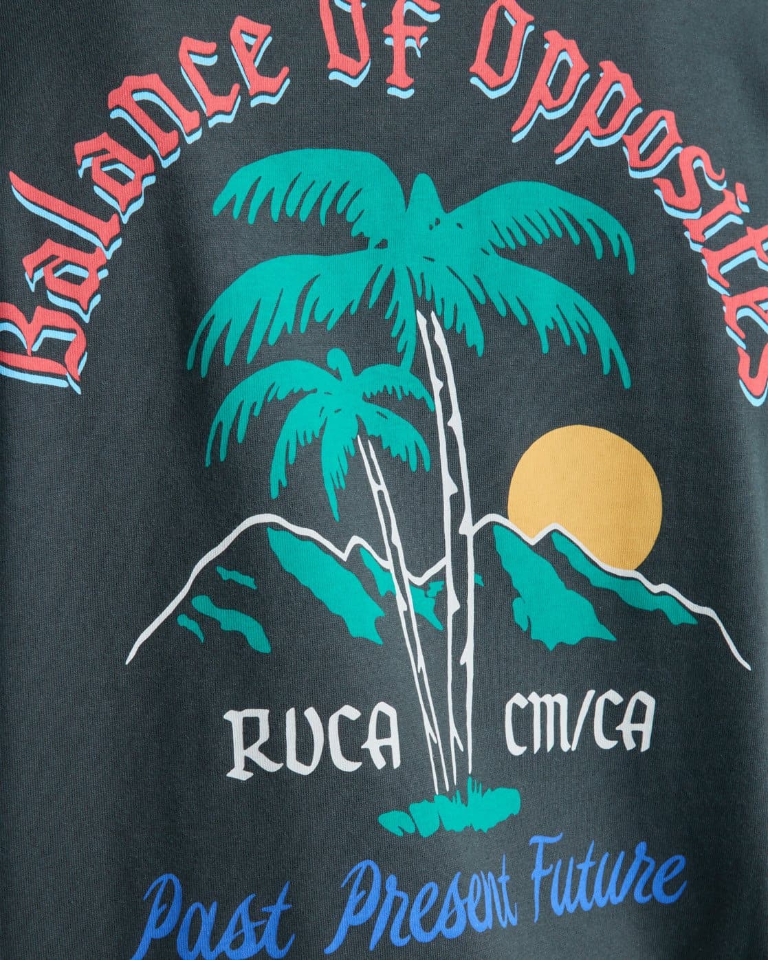 T-shirt Rvca Frond Mural - 4