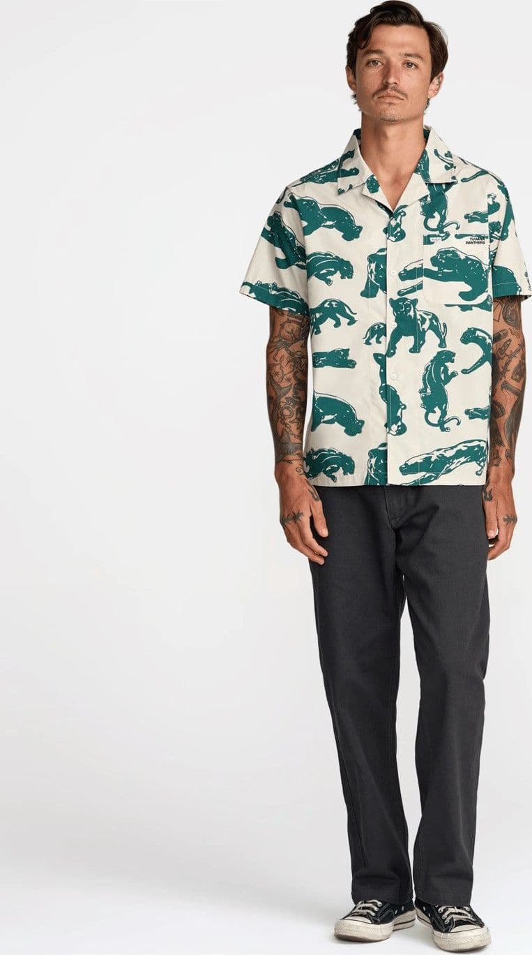 Camicia Manica Corta Rvca TJP All Over - 6