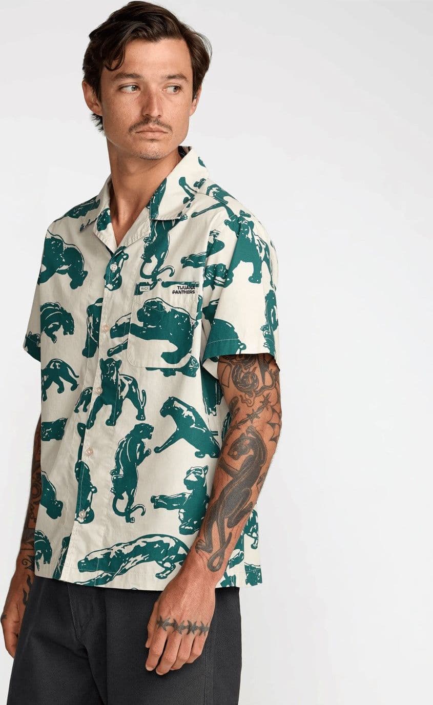 Camicia Manica Corta Rvca TJP All Over - 7