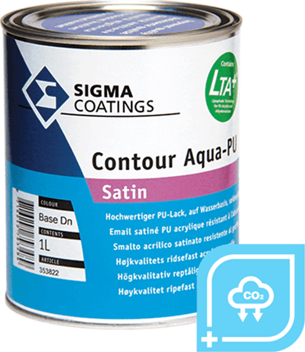SMATO CONTOUR AQUA-PU SATIN-MATT BIANCO LT. 1 'SIGMA'