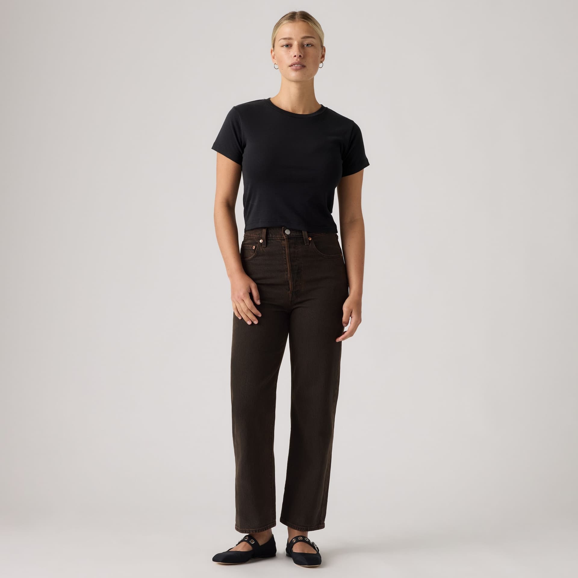 LEVI'S Jeans donna Levi's Jeans donna Ribcage Straight Alla Caviglia 726930315 - Old Bronze - 726930315 - 2