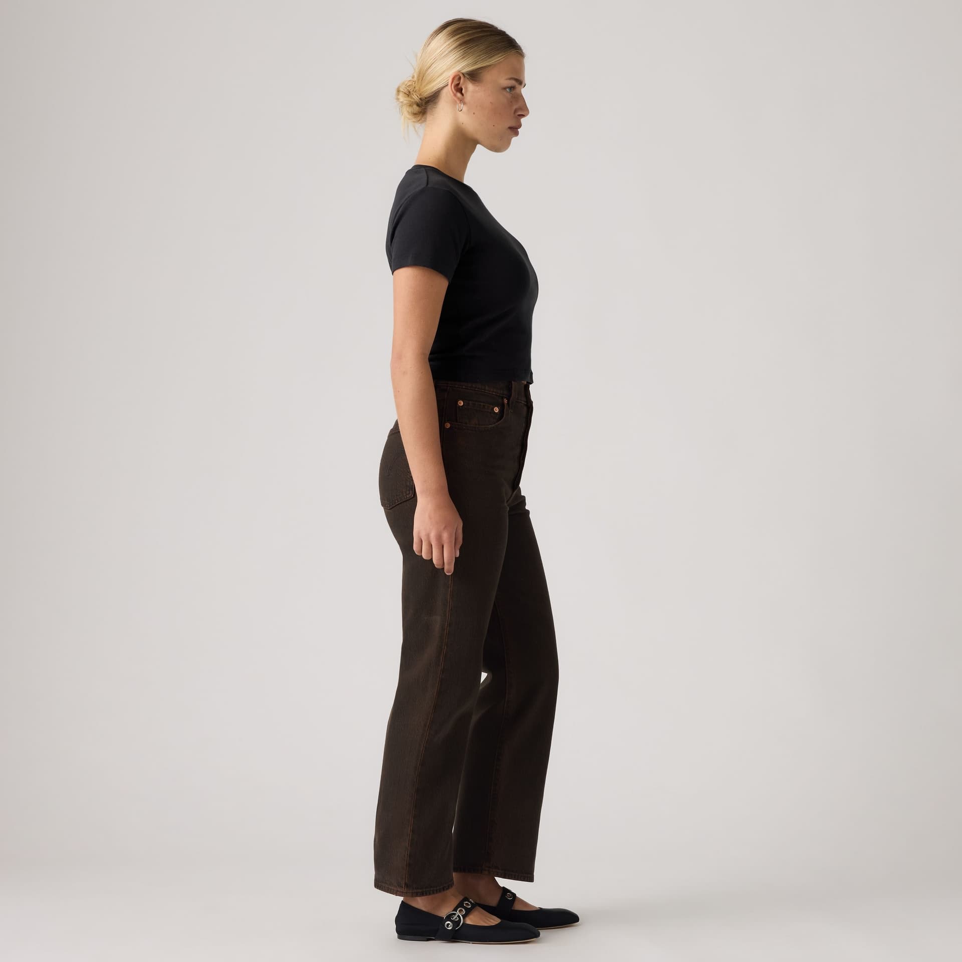 LEVI'S Jeans donna Levi's Jeans donna Ribcage Straight Alla Caviglia 726930315 - Old Bronze - 726930315 - 4