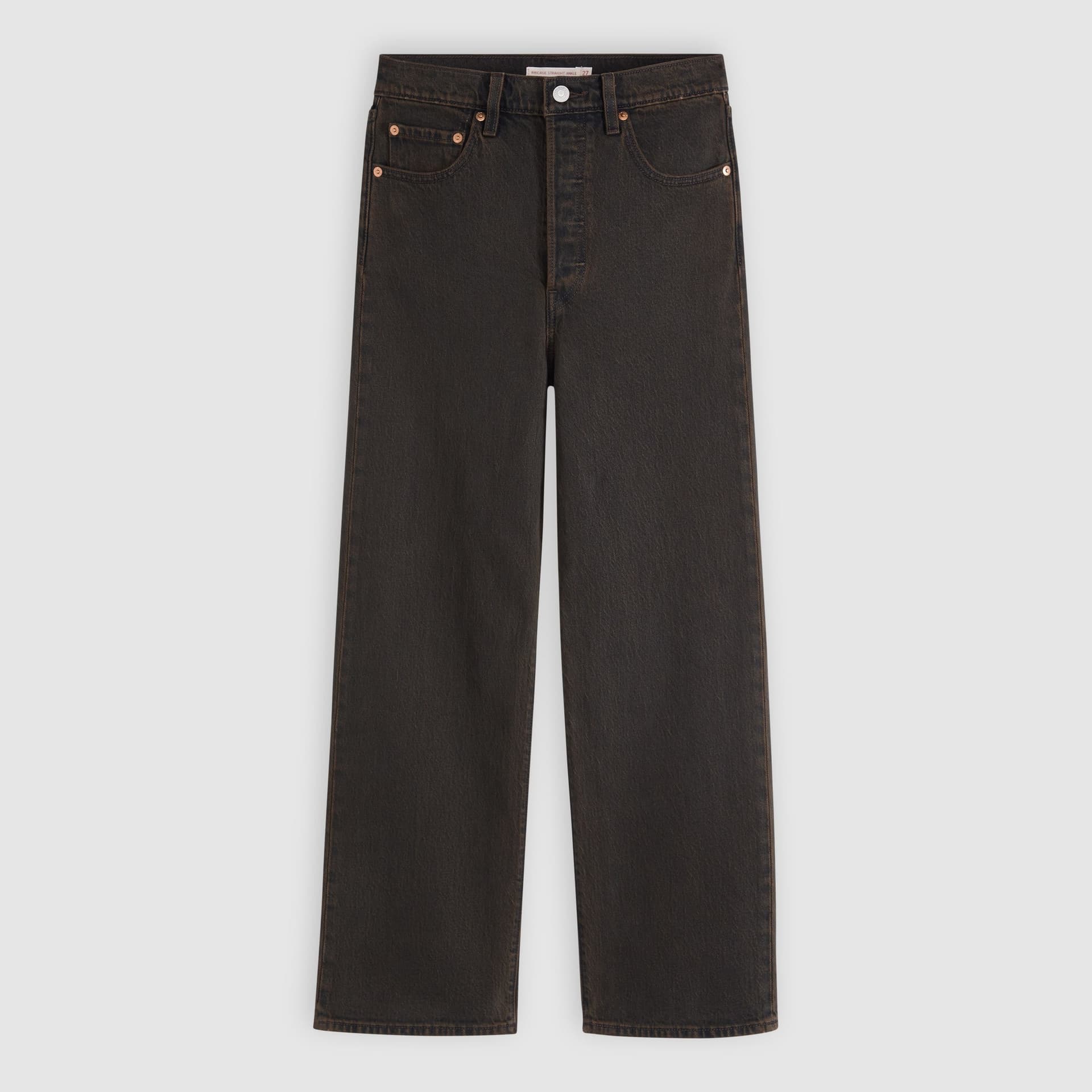 LEVI'S Jeans donna Levi's Jeans donna Ribcage Straight Alla Caviglia 726930315 - Old Bronze - 726930315 - 7