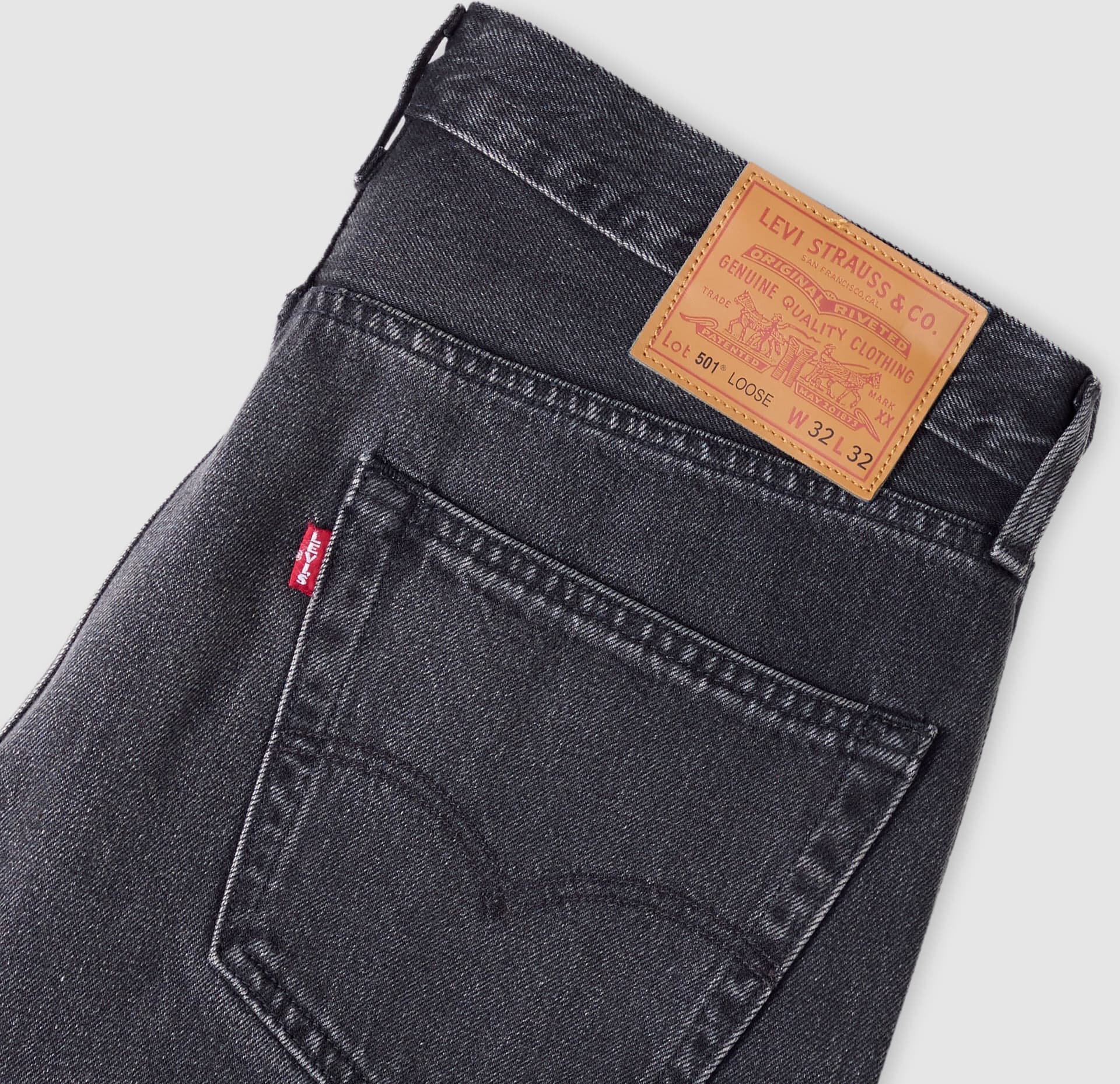 LEVI'S Jeans uomo Levi’s jeans uomo 501® Loose - Big Wheels Nero - 0057U0005 - 7