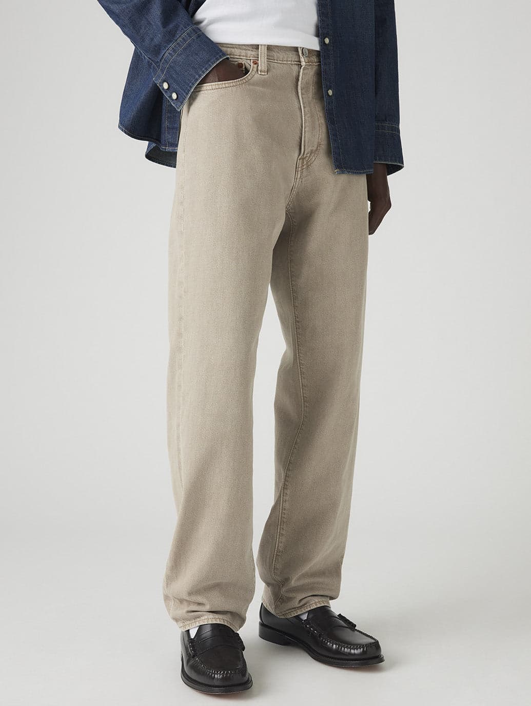 LEVI'S Jeans uomo Levi’s jeans uomo 568™ Dritti Larghi Linen+ Denim - Beige - 290370084 - 3