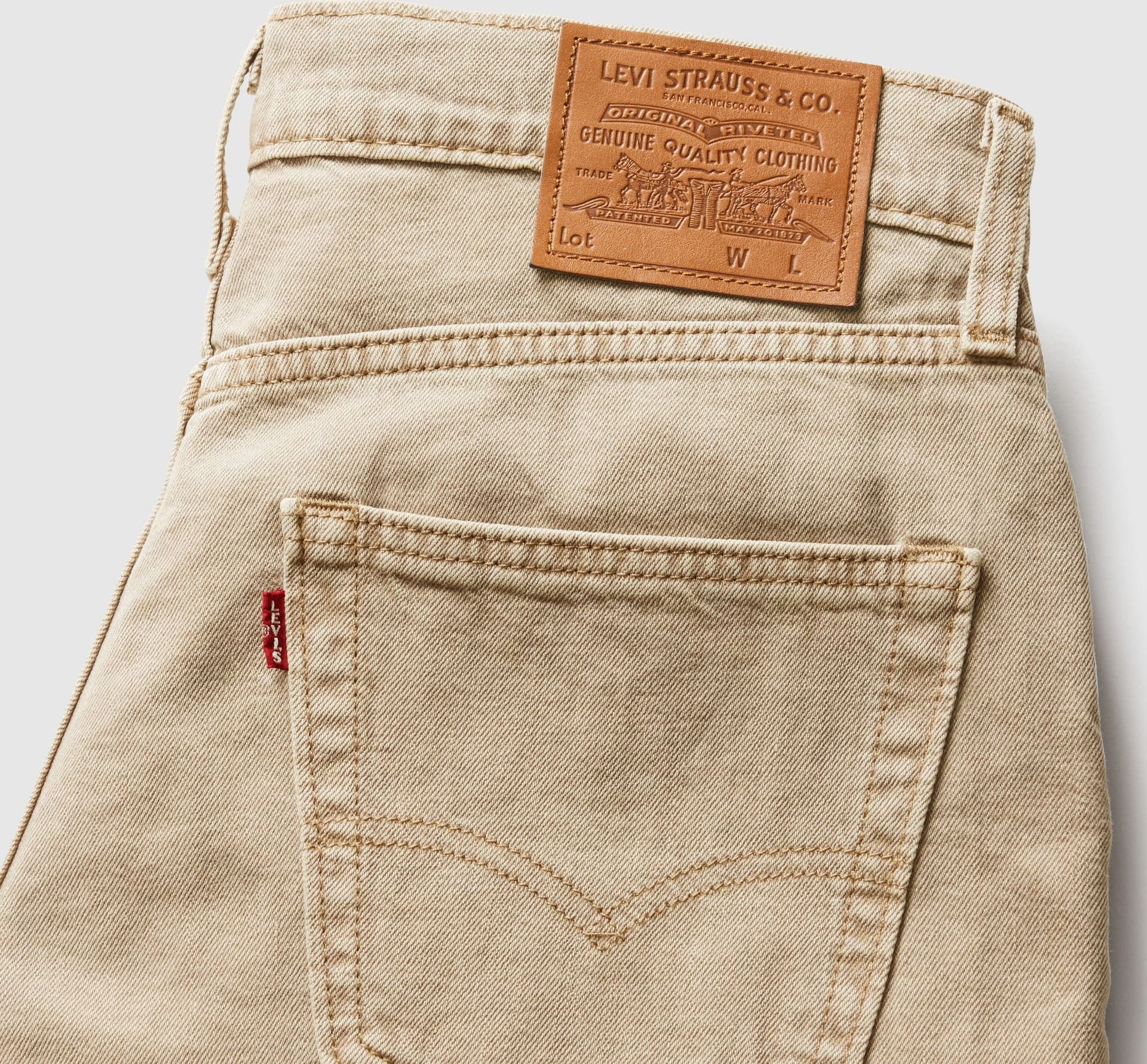 LEVI'S Jeans uomo Levi’s jeans uomo 568™ Dritti Larghi Linen+ Denim - Beige - 290370084 - 6