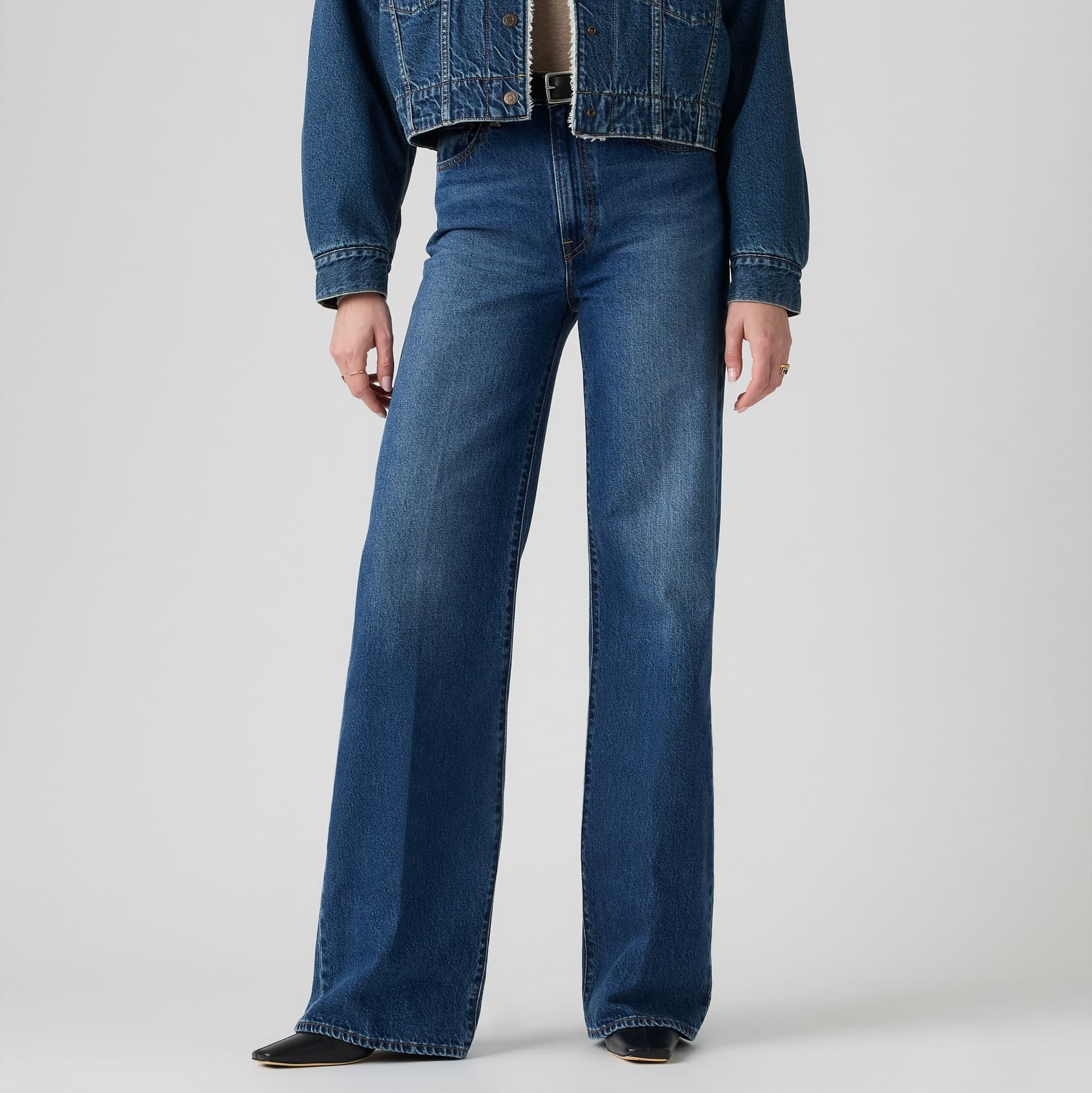 Levi's Jeans donna Ribcage A Gamba Ampia A60810091 - 3