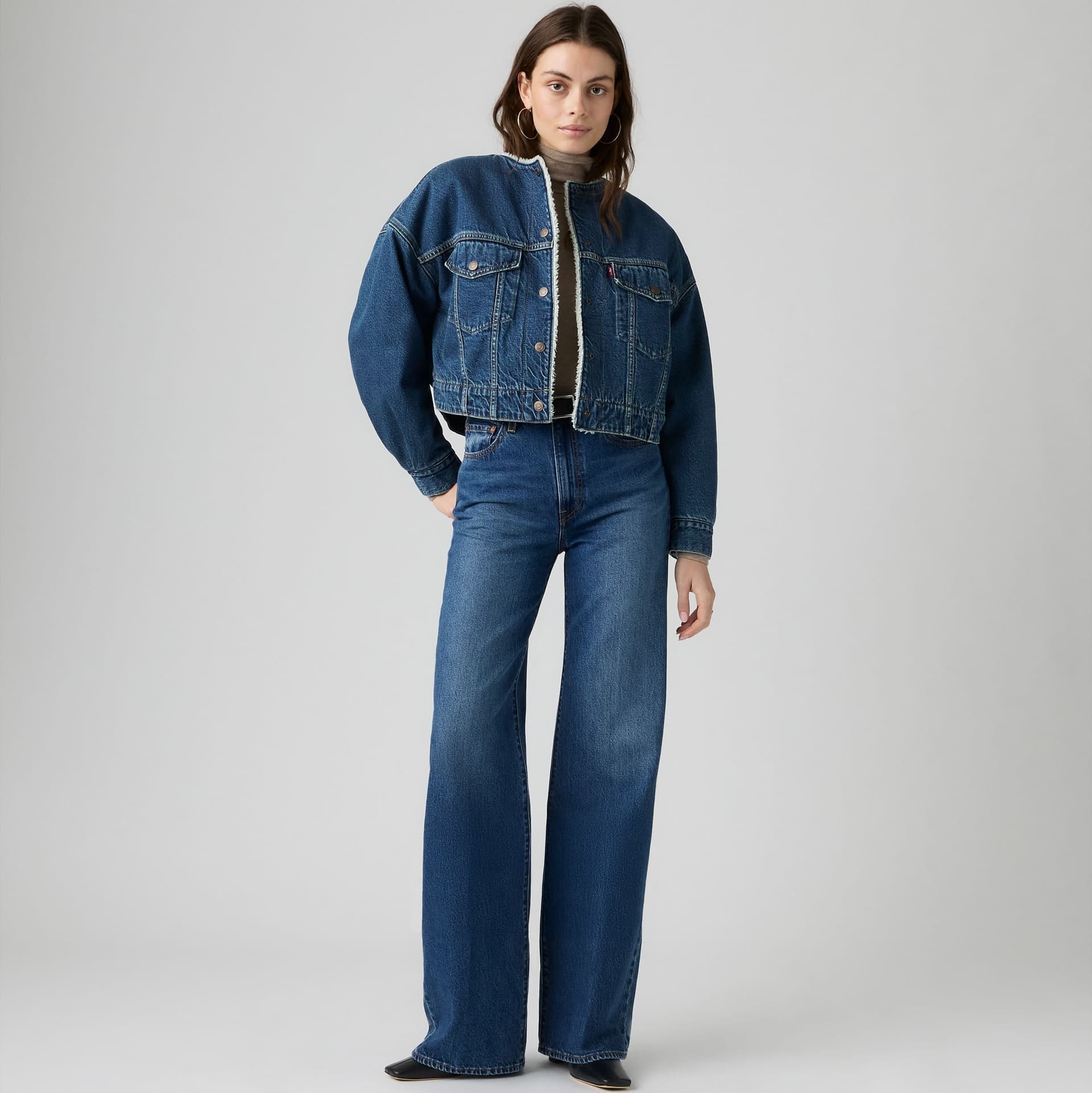 Levi's Jeans donna Ribcage A Gamba Ampia A60810091 - 4