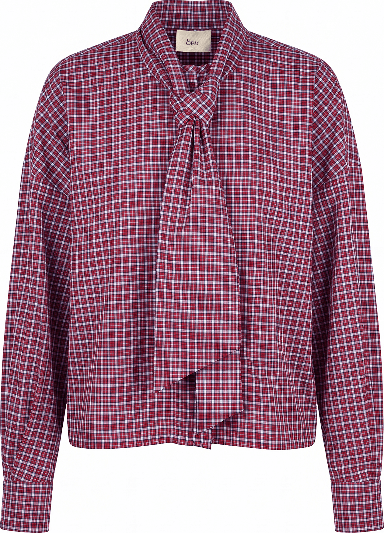 8PM 8pm - Camicia - 480385 - Fantasia Rosso - 4
