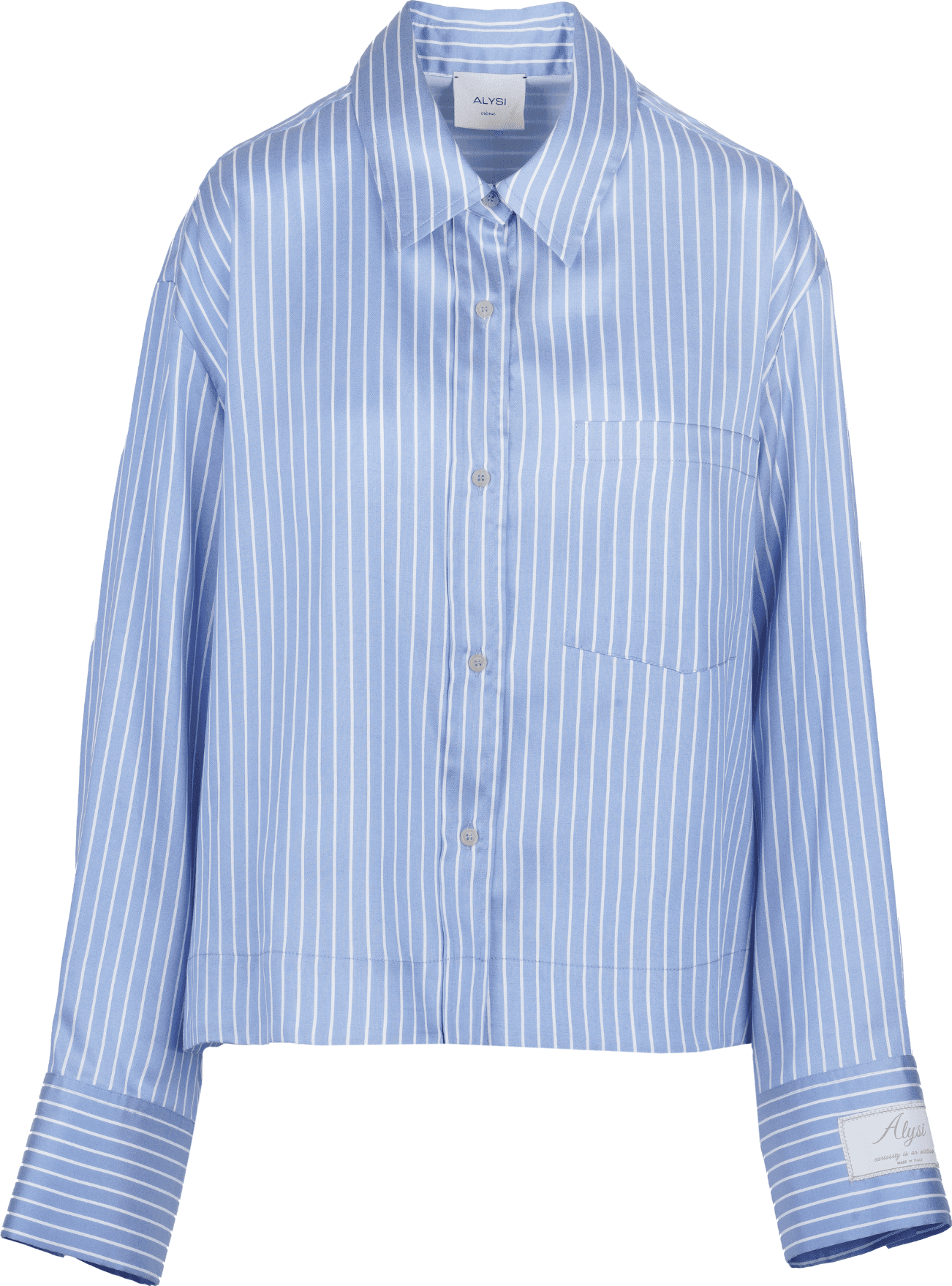 Alysi  - Camicia - 480594 - Bianco/Azzurro - 5