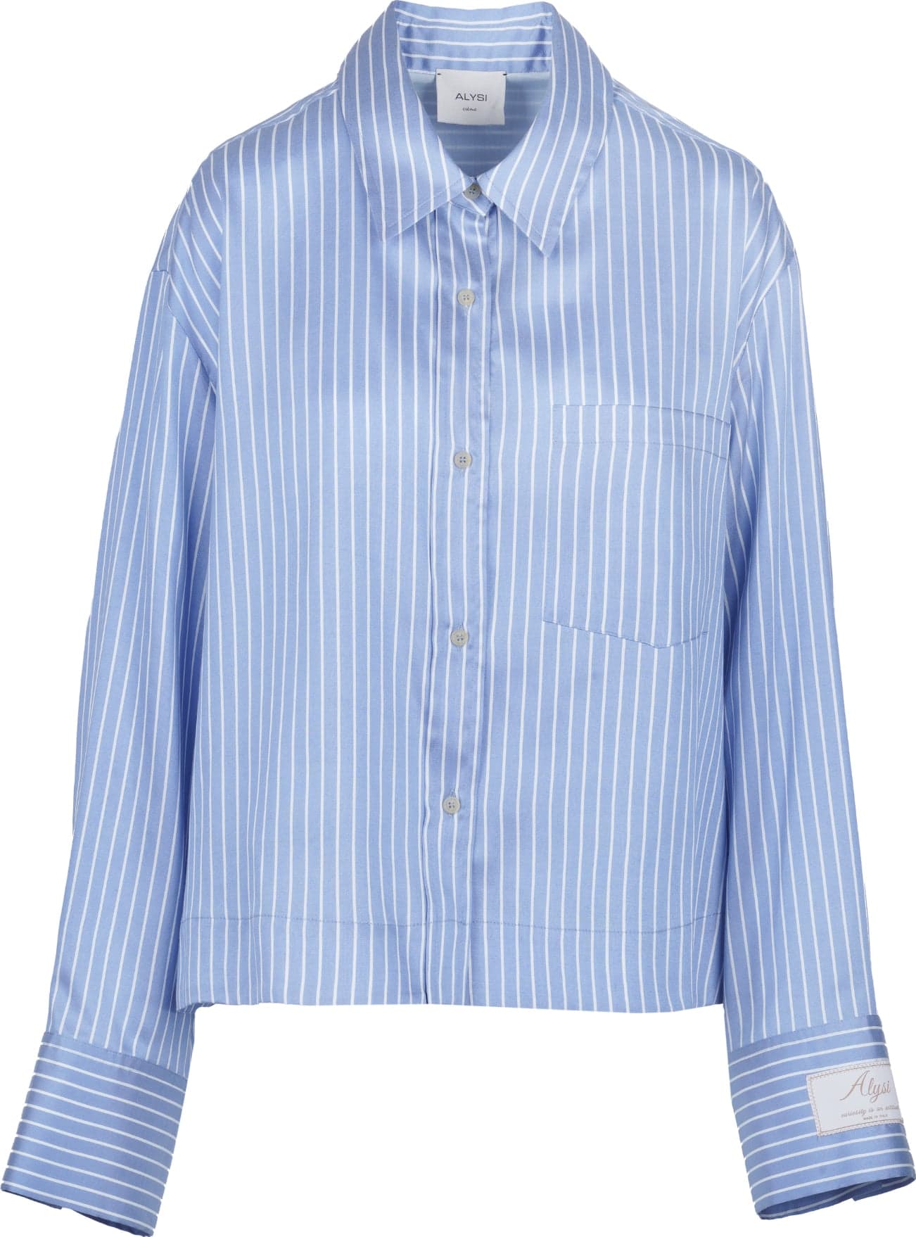 Alysi  - Camicia - 480594 - Bianco/Azzurro