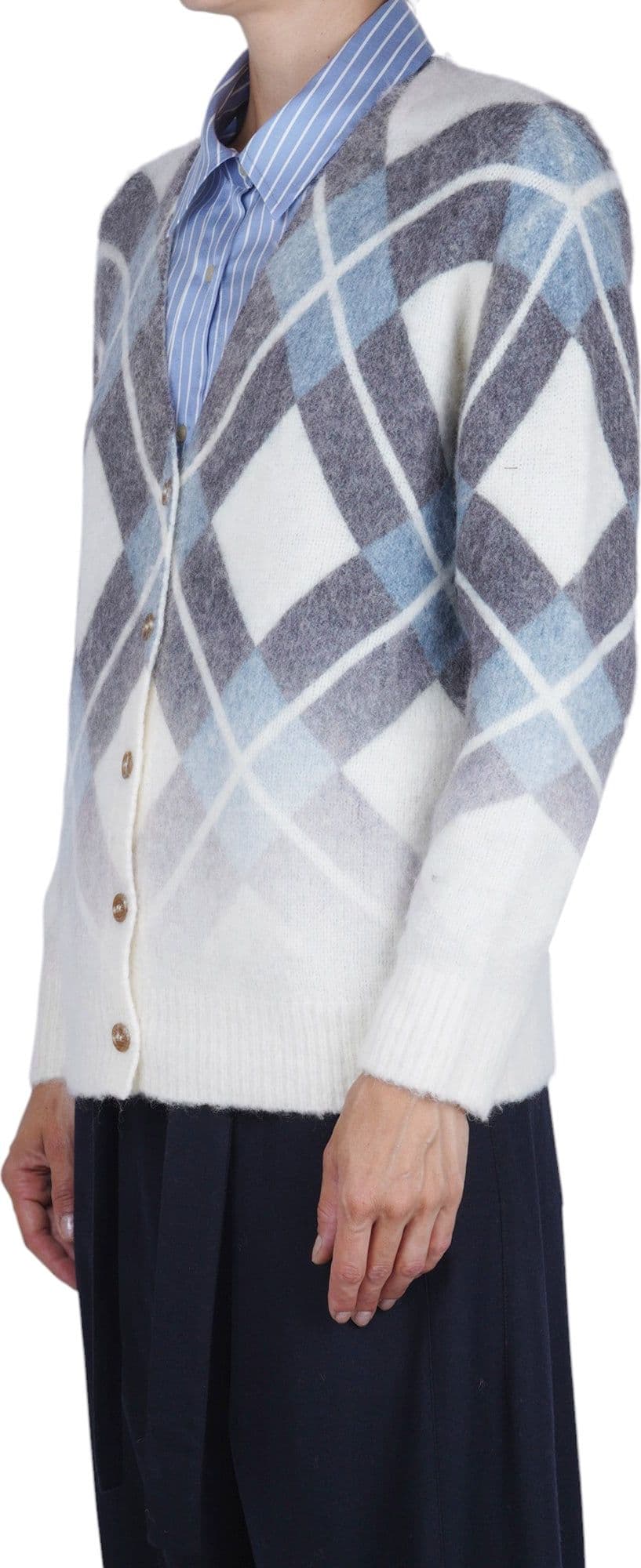 Semi-Couture Semi Couture - Cardigan - 480866 - Latte/Grigio - 4