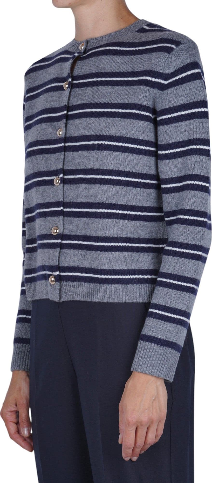 Semi-Couture Semi Couture - Cardigan - 480871 - Grigio/Blu - 4