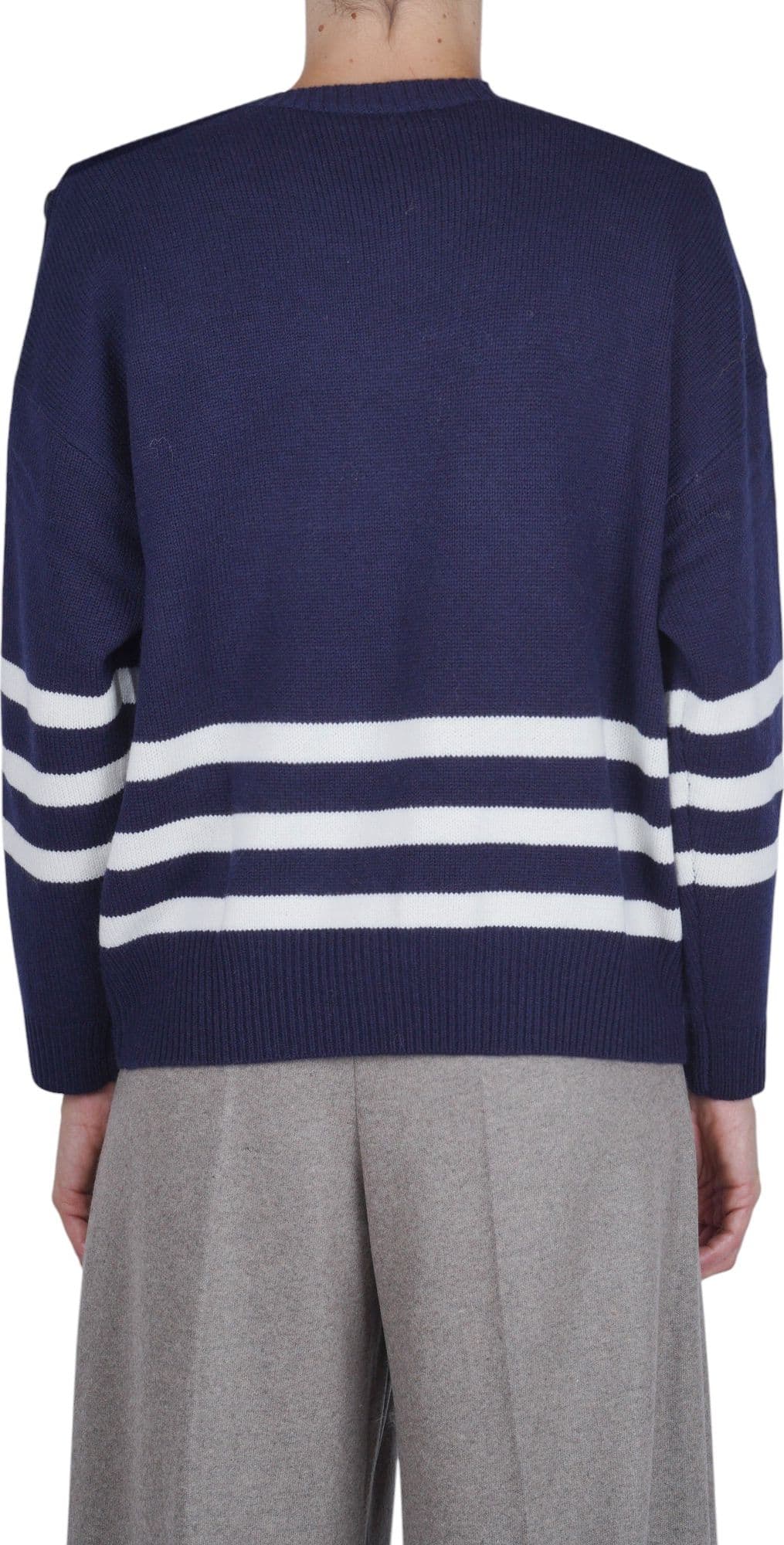 Semi-Couture Semi Couture - Maglia - 480872 - Blu/Burro - 5
