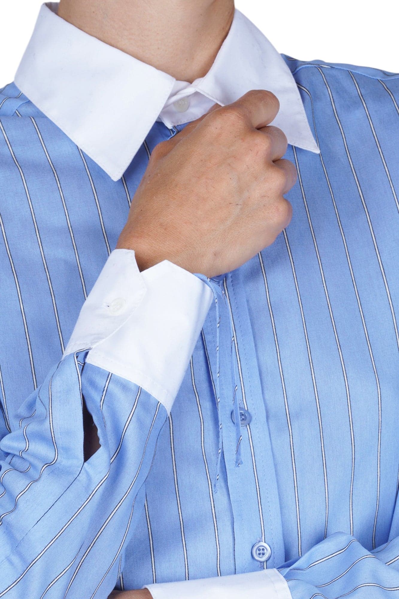 Semi-Couture Semi Couture - Camicia - 480883 - Bianco/Azzurro - 6