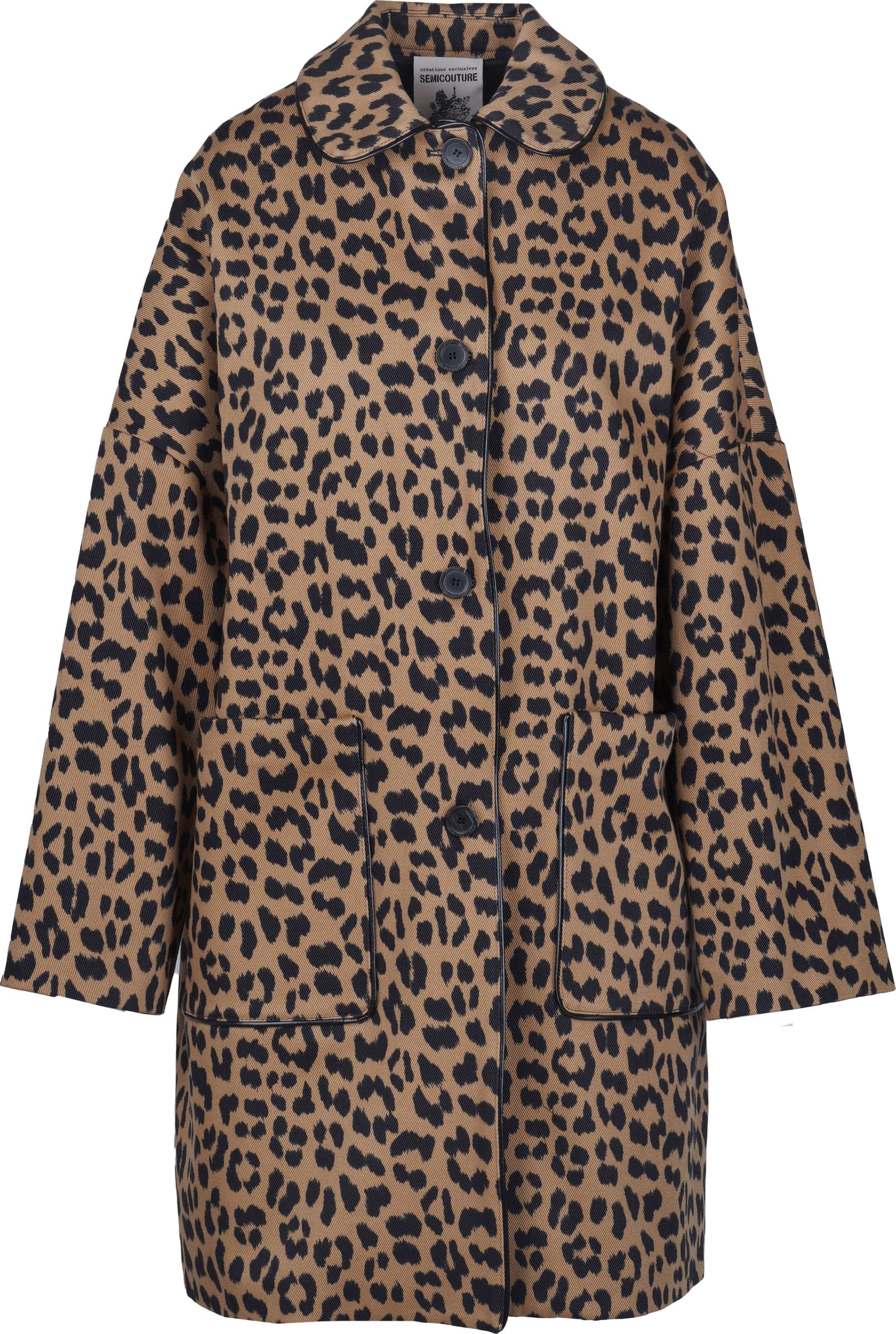 Semi-Couture Semi Couture - Cappotto - 480885 - Cammello/Nero
